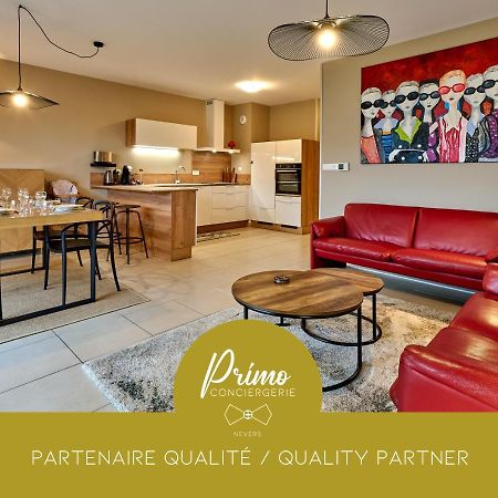 Le Manou, Appartement Neuf Avec Terrasse, Parking Sous-Terrain & Ascenseur By Primo C0Nciergerie Nevers Exterior foto